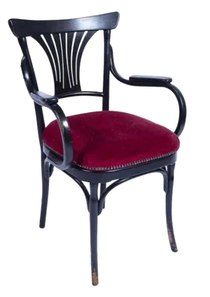 Secessionist Stained Bentwood Chair by Otto Wagner for Jacob and Josef Kohn