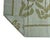 Handmade Woolen Flat Weave Geometric Floral Patterned Mint Green Area Rug - 6.5'x9' For Sale - Image 12 of 13