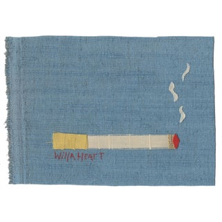 Ruth the Dijon Cigarette by Willa Heart in Gold Frame, Mini Art Print For Sale