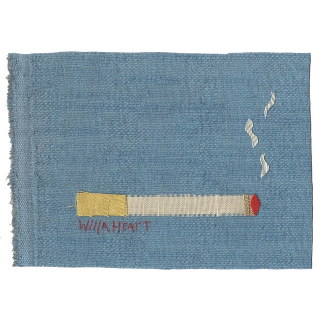 Ruth the Dijon Cigarette by Willa Heart in Gold Frame, Mini Art Print For Sale