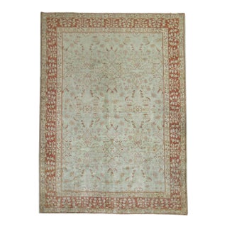 Antique Zabihi Collection Persian Tabriz Room Carpet - 8'6" x 8'6" For Sale