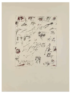 Jan Voss, Untitled, Original Lithograph, 1970s