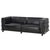 Henry Industrial Modern Leather Sofa - Micheal Cherry For Sale - Image 13 of 15