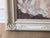 White Vintage Floral Still Life Oil Painting by Rosalie Swerett in Ornate White Frame For Sale - Image 8 of 17