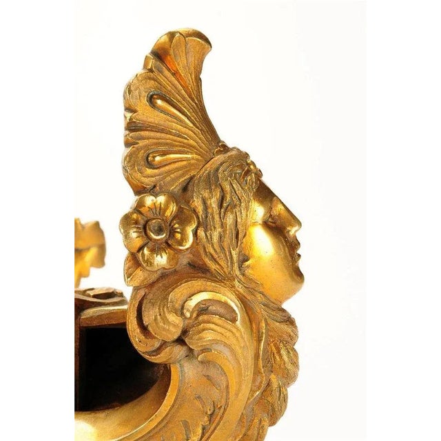 French 19th Century Bronze Figural Wall Brackets - A Pair For Sale In Los Angeles - Image 6 of 6