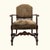 1930s Carved Armchair – Antique Wood Library Chair For Sale - Image 4 of 14