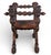 Brown Monumental 19th-Century Renaissance Revival Carved Walnut Folding Stool For Sale - Image 8 of 13
