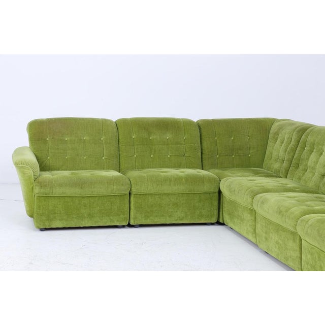 Mid-Century Modular Fabric Sofa, 1970s For Sale - Image 3 of 11