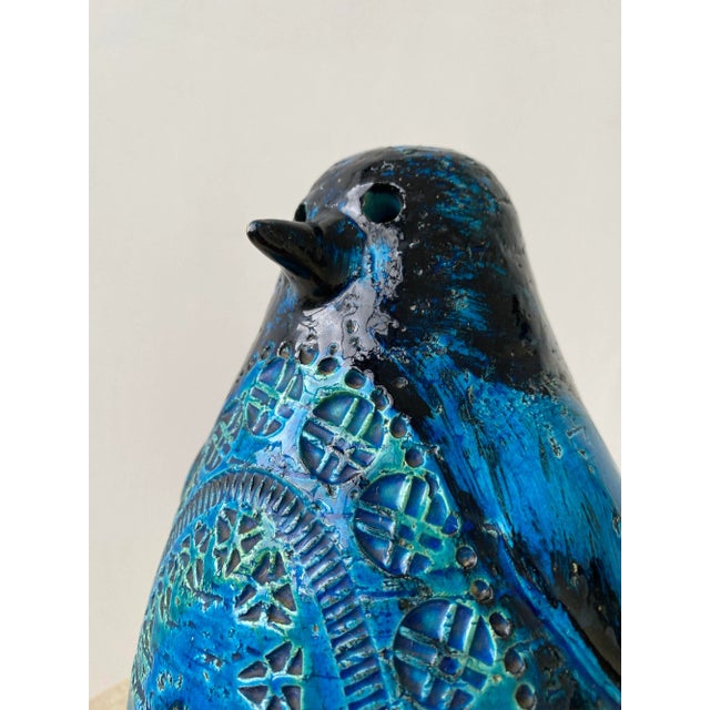 Vintage "Rimini Blu" Aldo Londi for Illums Bolighus Large Penguin Sculpture, Circa 1960s For Sale In New York - Image 6 of 13