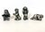 Silver Vintage Italian Pewter Monk Football Team from Peltro, 1970s, Set of 4 For Sale - Image 8 of 8