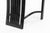 Wood Set of 8 Liberty Postmodern Black Lacquered High Dining Chairs With Knoll Fabric For Sale - Image 7 of 10