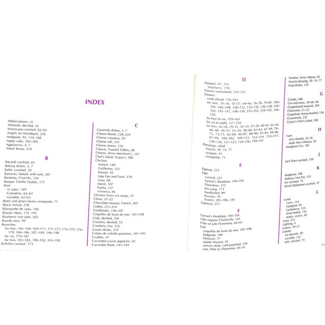 "Cosmo Cookery: Gourmet Meals From the First Drink to the Last Kiss" 1971 Brown, Helen Gurley For Sale In New York - Image 6 of 10