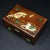 1990s Chinese Huali Wood Mother-of-Pearl Inlaid Jewelry Box, Mandarin Duck Motif With Gemstone Accents For Sale - Image 5 of 7