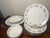 Set of Franciscan Newport dishes including seven 10.25" dinner plates, four 6" cereal bowls, one oval serving bowl...