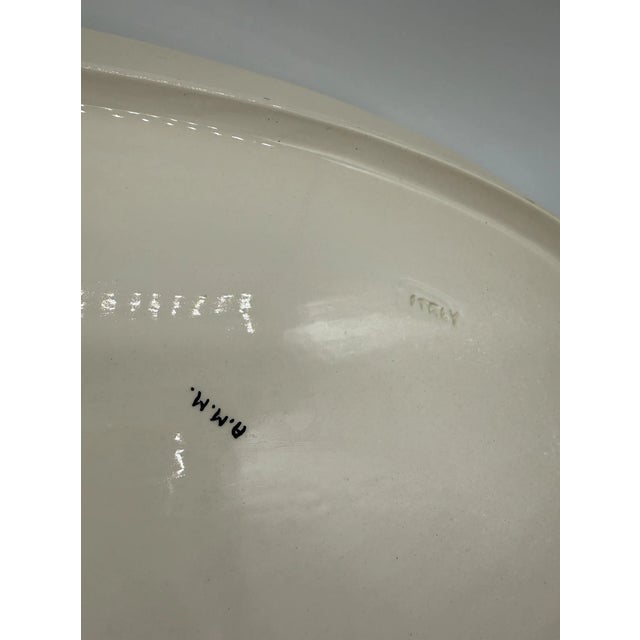 Vintage Mid-Century Modern Italian Fish Serving Platter 26” For Sale - Image 4 of 5