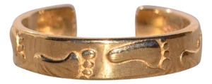 The Dronne: Yellow Gold Toe Ring