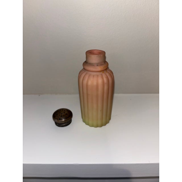 Late 19th Century Mt. Washington Burmese Art Glass Salt & Pepper Shakers - A Pair For Sale - Image 11 of 12
