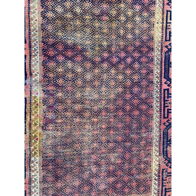 Textile Antique Turkmen Baluch Rug, 1890s For Sale - Image 7 of 18