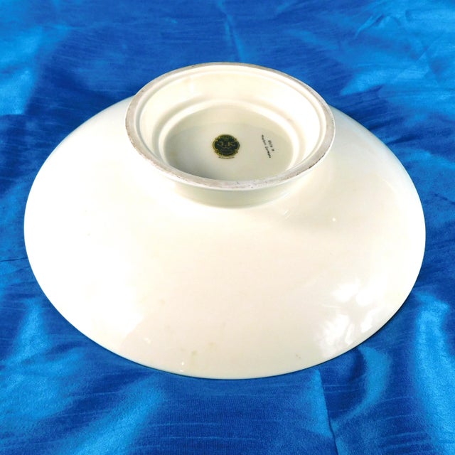 Ceramic Large Footed JWK Kuba Bowl For Sale - Image 7 of 13