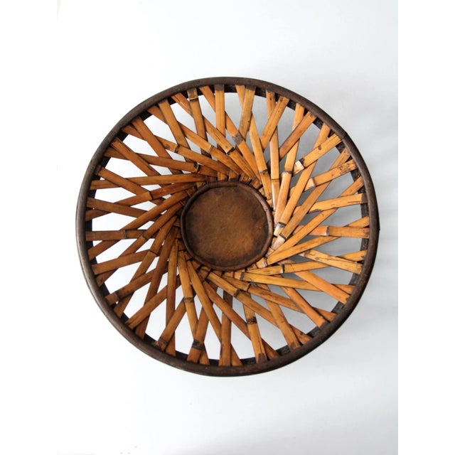 Late 20th Century Vintage Woven Decorative Bowl For Sale - Image 5 of 8