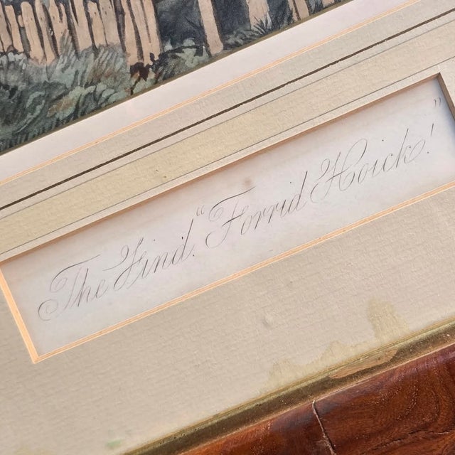 Inglis Sheldon-Williams, Fox Hunting, 1870, Etchings, Framed, Set of 4 For Sale - Image 15 of 18