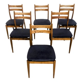 Vintage Scandinavian Chairs, 1960s, Set of 6 For Sale