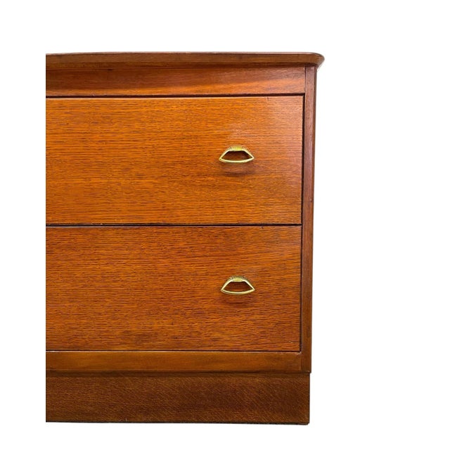 1970s Vintage Mid Century Modern Two-Drawer Chest - Uk Import For Sale - Image 4 of 9