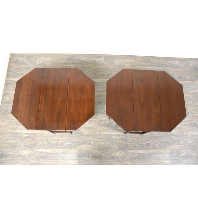 Ethan Allen Mahogany End Tables a Pair Chairish