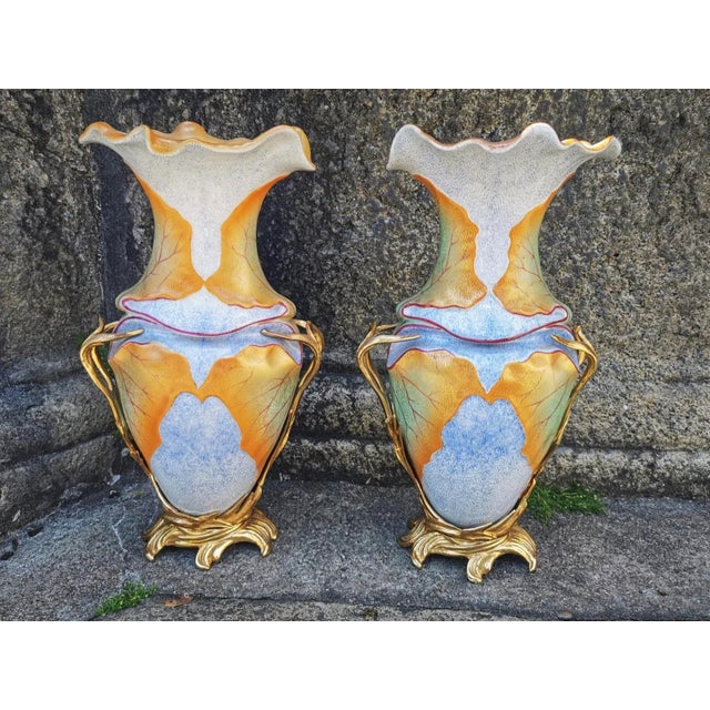 Vases, 1980s, Set of 2 For Sale - Image 4 of 18