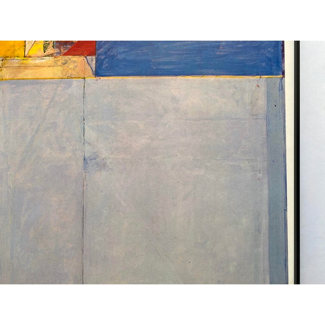 Richard Diebenkorn Vintage 1977 Mid Century Modern Lithograph Print Framed Abstract Expressionist Exhibition Poster " Ocean Park No. 49 " 1972 For Sale - Image 10 of 12
