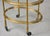 Hollywood Regency Style Small Three Tier Brass Trolley With Removable Trays For Sale - Image 12 of 12