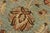 Textile Shabby Chic Ziegler 1990's Blue/Green Wool Runner Rug- 4'0'' X 11'7'' For Sale - Image 7 of 10