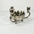 Mid-Century Chinoiserie Hollywood Regency Lotus Flora Centerpiece Vase With Three Candleholders For Sale - Image 6 of 12