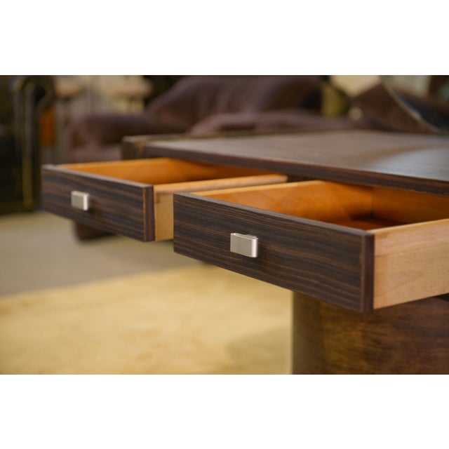 Glass Brutalist Mirror Dressing Table, 1960s For Sale - Image 7 of 15