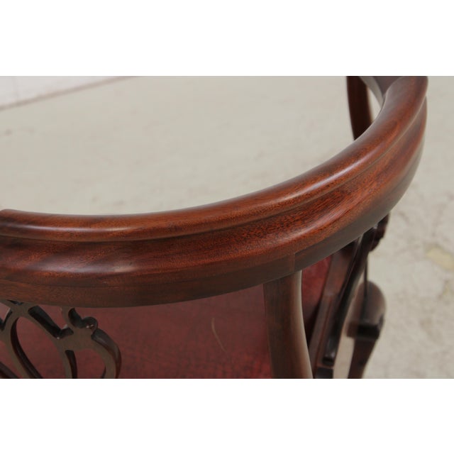 Southwood Ball & Claw Mahogany Corner Chair For Sale - Image 13 of 15