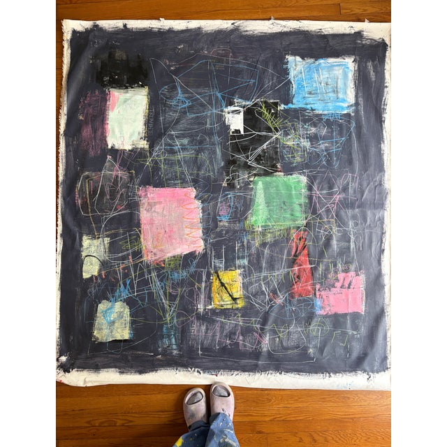 2020s Sarah Trundle, Contemporary Abstract Painting, "Motion to Adjourn" For Sale - Image 5 of 7