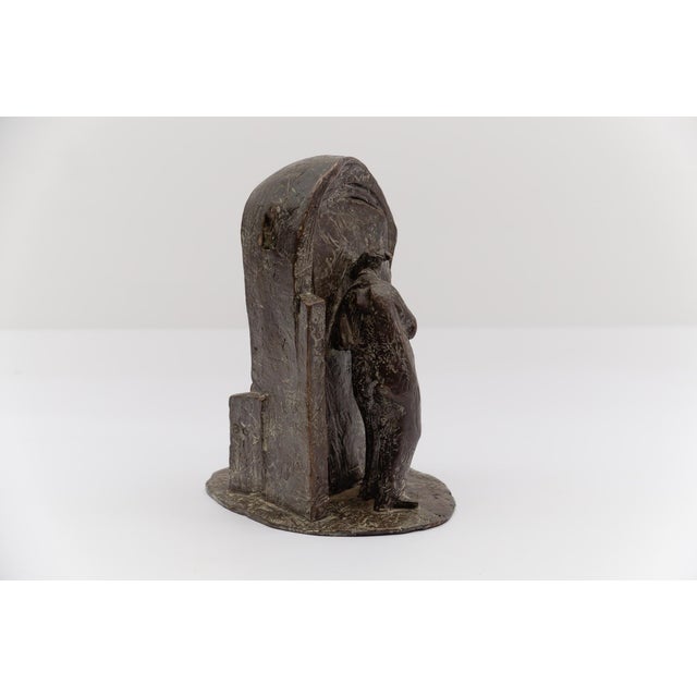 B.G., Figurative Artists Bronze of a Keyhole Door Scene 1991 1/7, 1960s, Bronze For Sale - Image 14 of 18