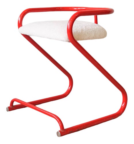 Tubular Steel Z Chair by Les Industries Amisco, 1970s