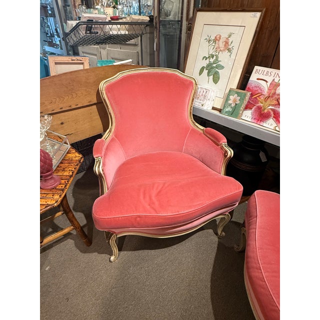 Late 19th Century A Pair, French Provincial Bergere Chairs For Sale In New York - Image 6 of 9