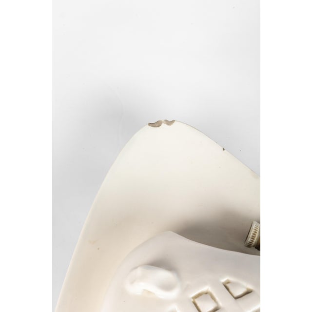 Vintage Italian Ceramic Arlequino Sconce by Luigi Carron for Alcyone Marostica, 1955 For Sale - Image 11 of 12