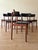 Wood Vintage Danish Teak Dining Chairs in Black Italian Leather, 1960s, Set of 6 For Sale - Image 7 of 7