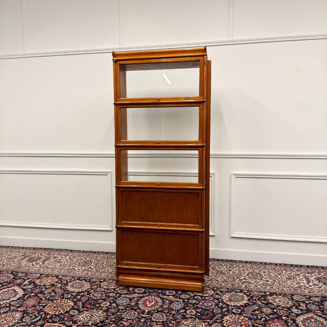 Bookcase Door in Ash and Glass from Globe Wernicke For Sale - Image 4 of 17