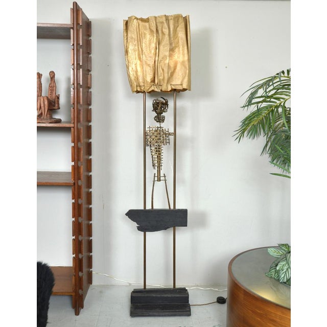 Abstract Standard Floor Lamp Sculpture by David Graves, 1960s For Sale - Image 4 of 18