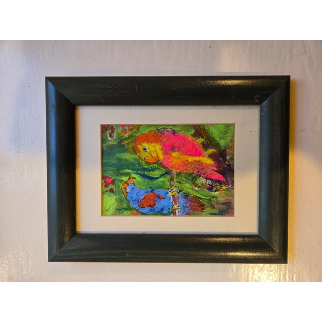 1990s Three Small Paintings Oil and Gouache by Jan Butterfield For Sale In Los Angeles - Image 6 of 18