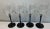 Mid-Century Modern Vintage Black Stem Wine Glasses - Set of Four For Sale - Image 3 of 8