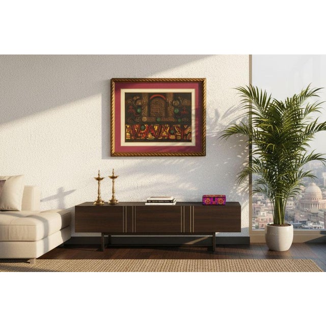 Sculpture Materials Mixed Media Tribal Indian Relief Art For Sale - Image 7 of 7