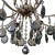 Eight-Light Chandelier with Smoked Crystal Drop Pendants, 1950s, in Flawless conditions. Designed 1950 to 1959 Up to 250V...