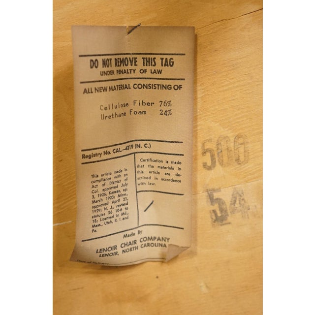 Lenoir Furniture Country French Style Cane Back Dining Arm Chair For Sale - Image 10 of 10