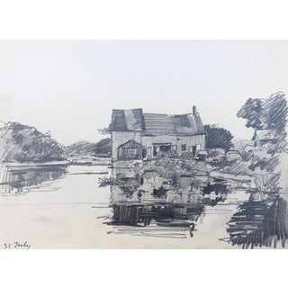 1950s Norman Kent Coastal Scene For Sale
