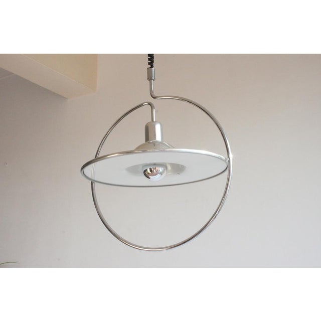 Saturn Pendant Lamp in Aluminium, 1970s For Sale - Image 9 of 18
